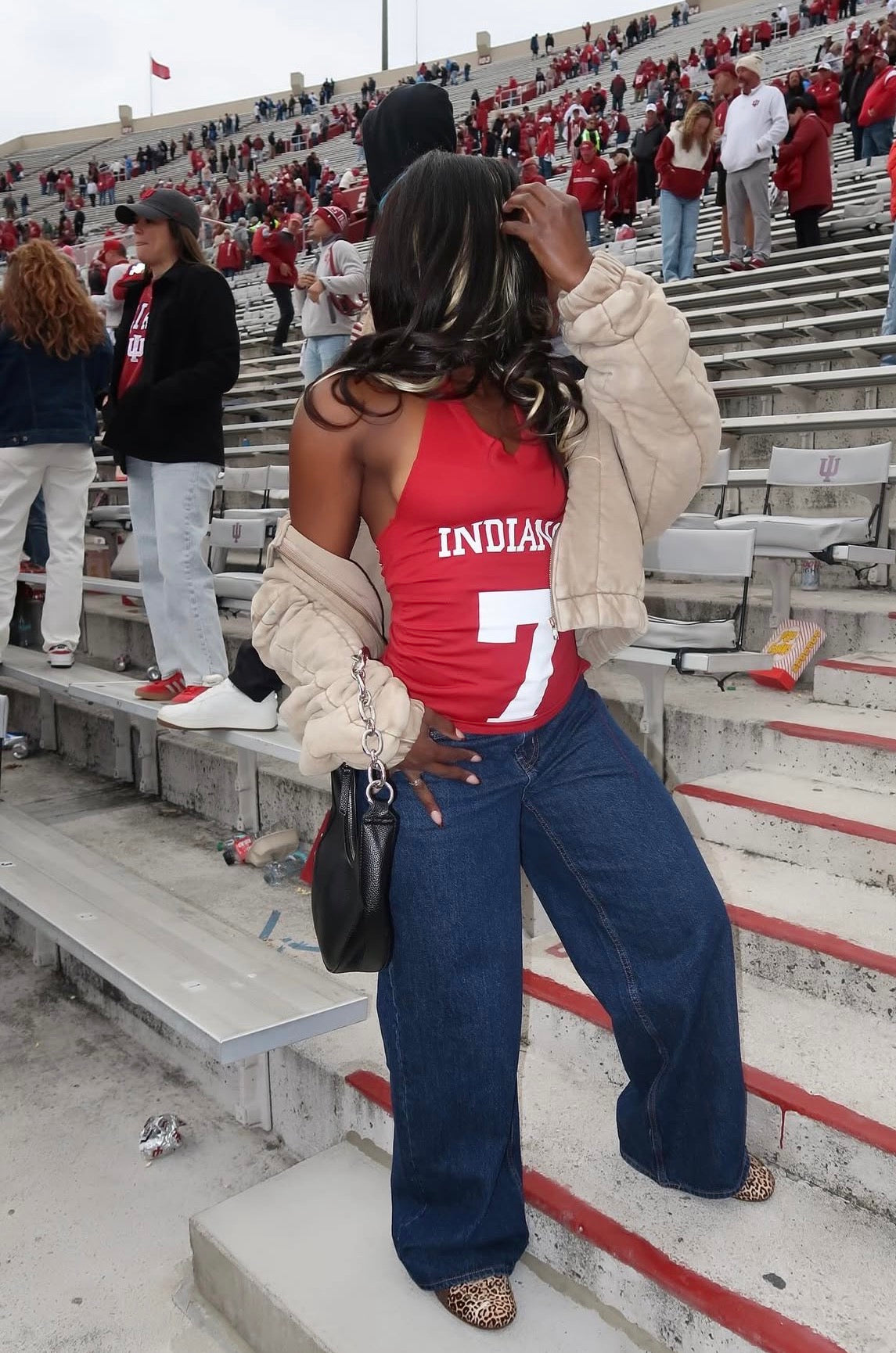 Jersey halter top shirt