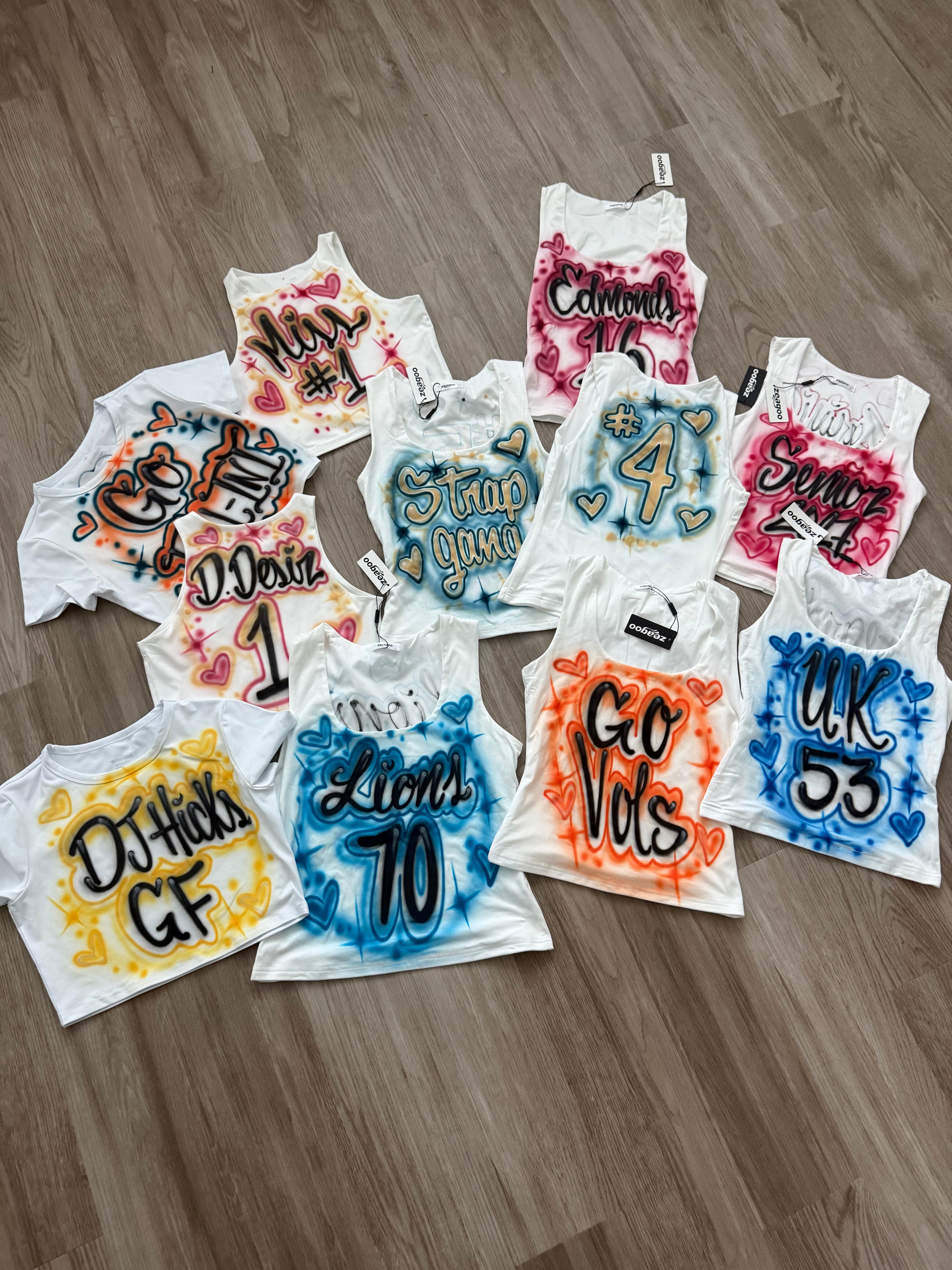 Airbrush Statement Top (Words Only)