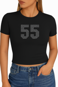 Bedazzled Game Day Fitted Top