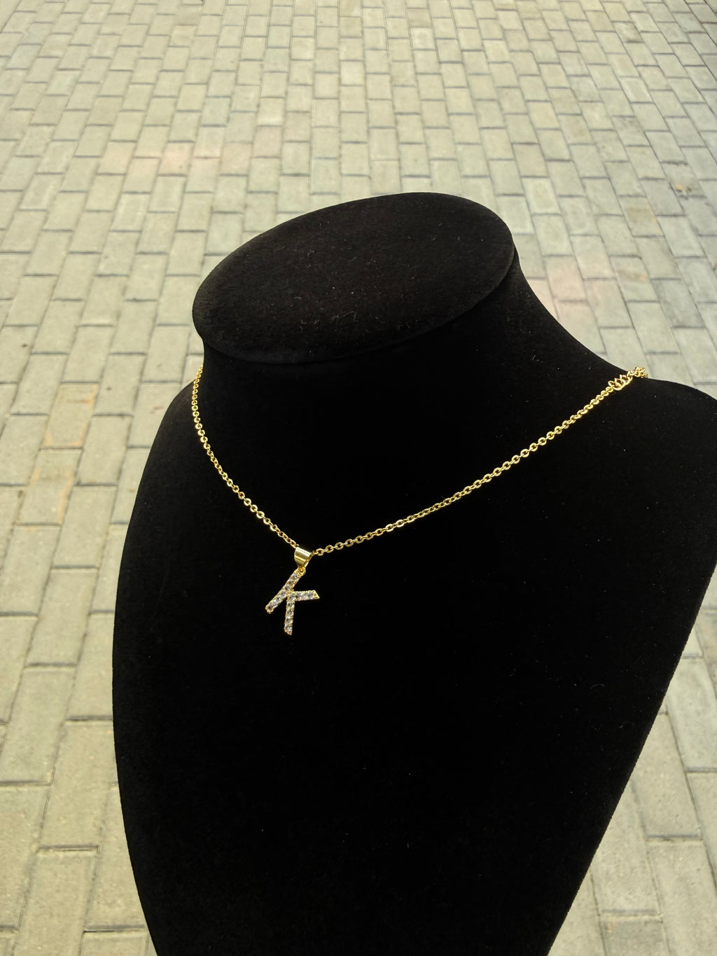 Iced Initial Necklace