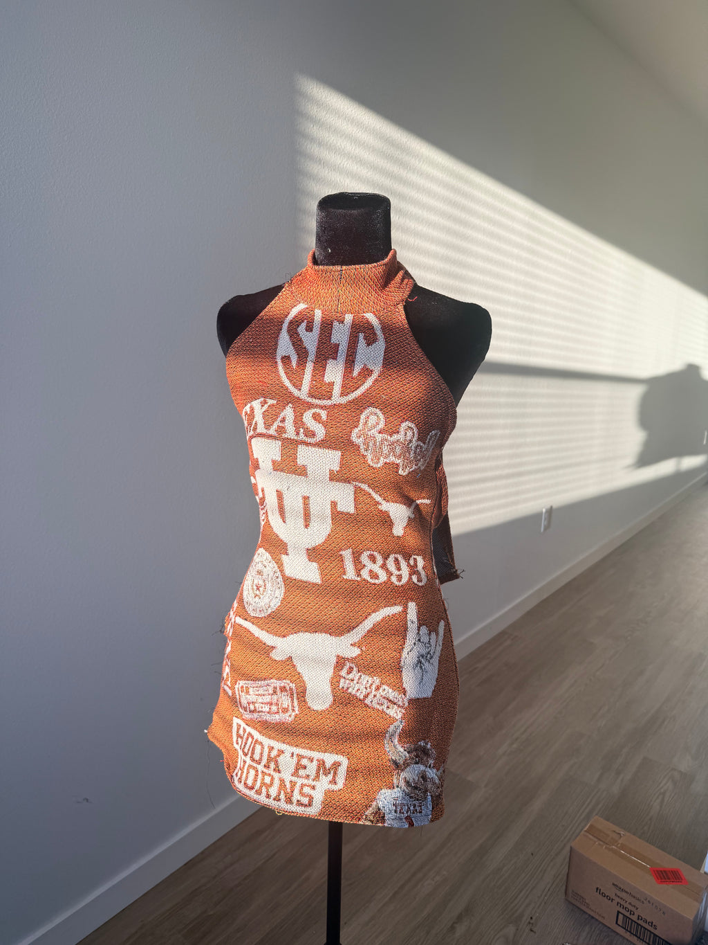 Tapestry Halter Dress