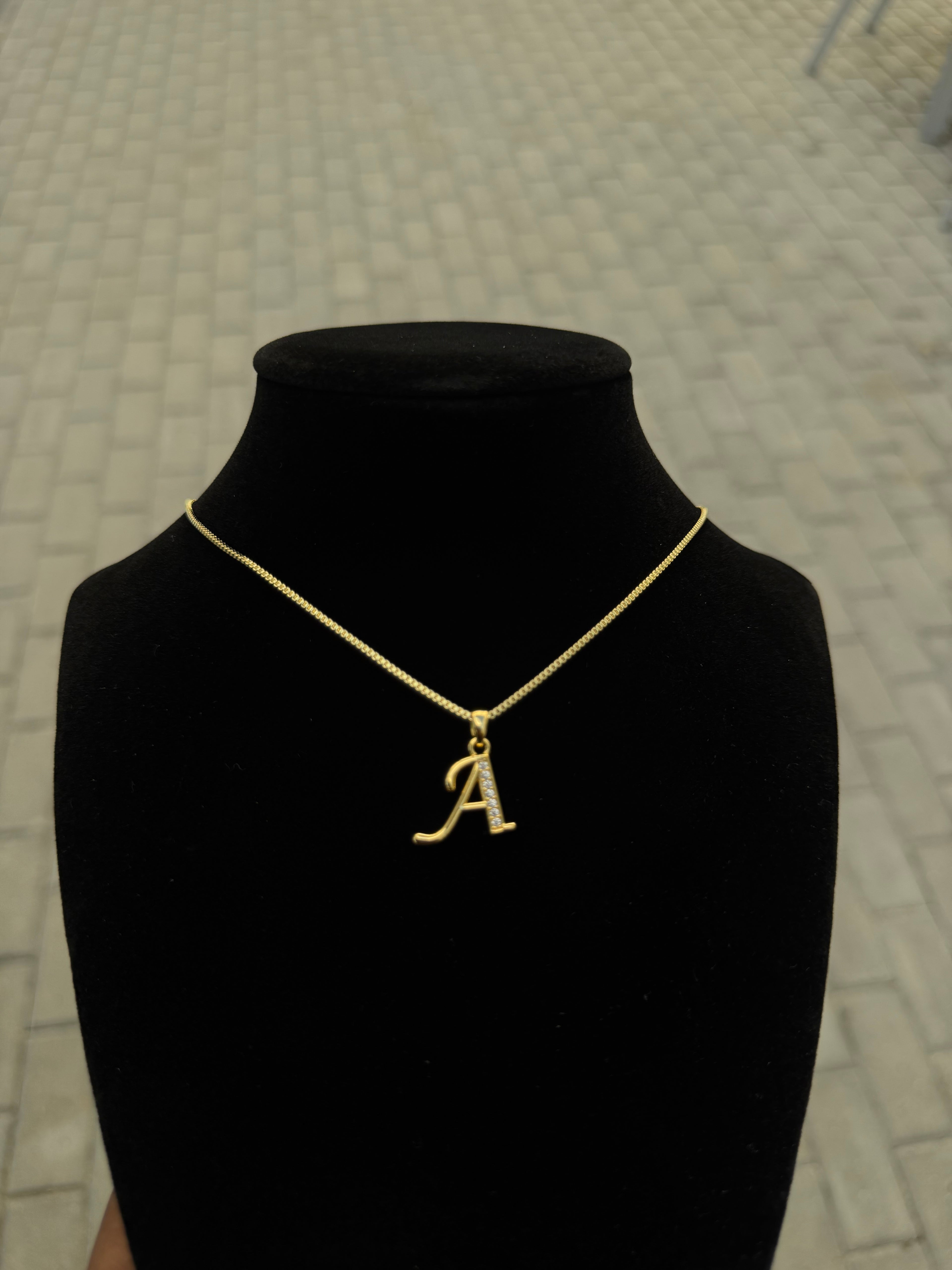 Letter Luxe Necklace