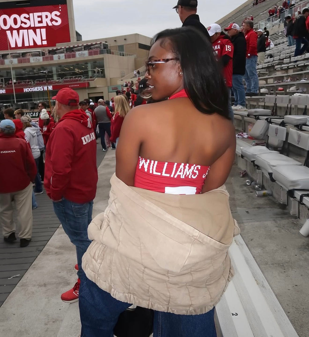 Jersey halter top shirt