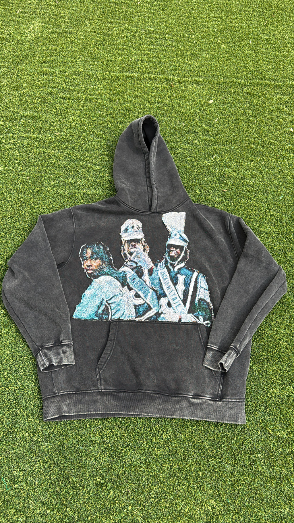 Patch work hoodie