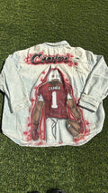 Jean Jacket Airbrush Portrait