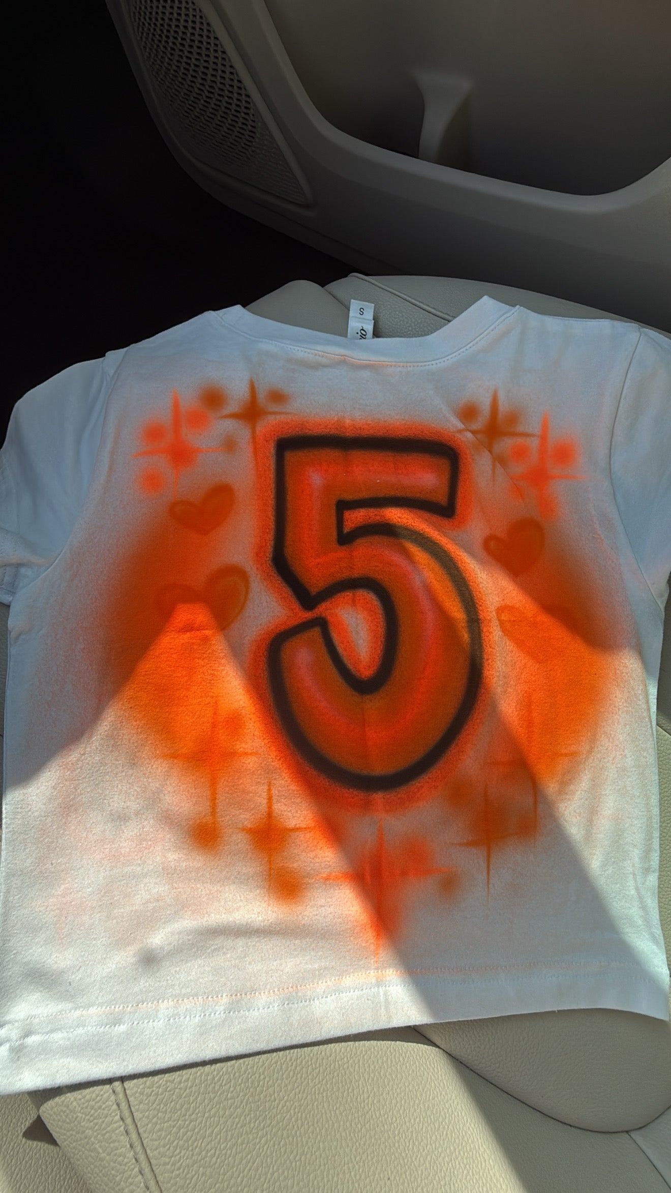 Fitted Cropped Airbrush Tank Top FRONT DESIGN ONLY