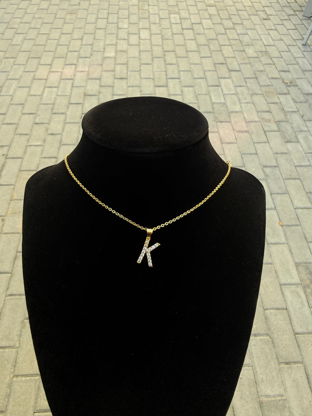 Iced Initial Necklace