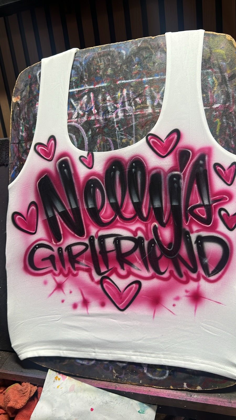 Airbrush Statement Top (Words Only)