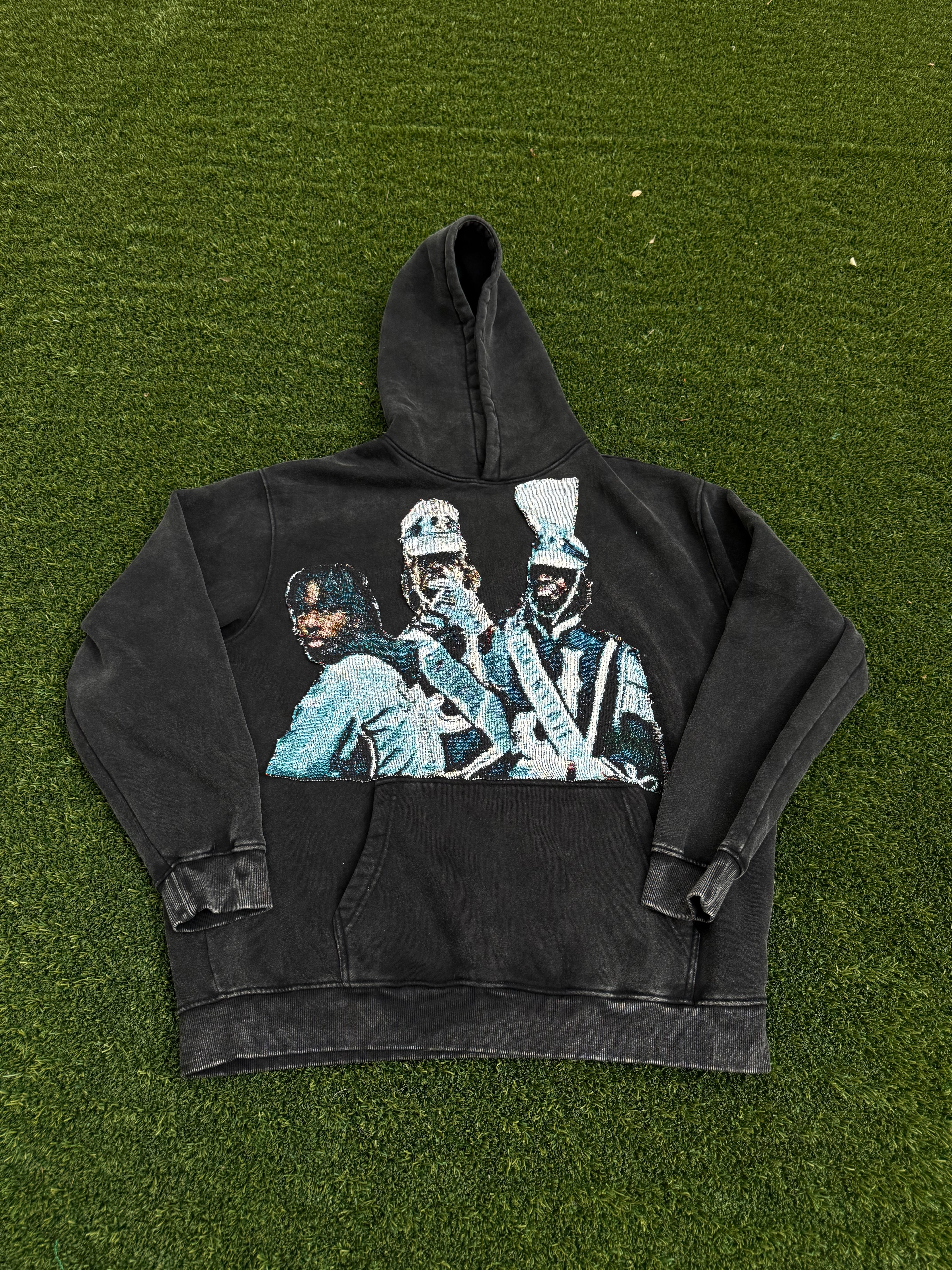 Patch work hoodie