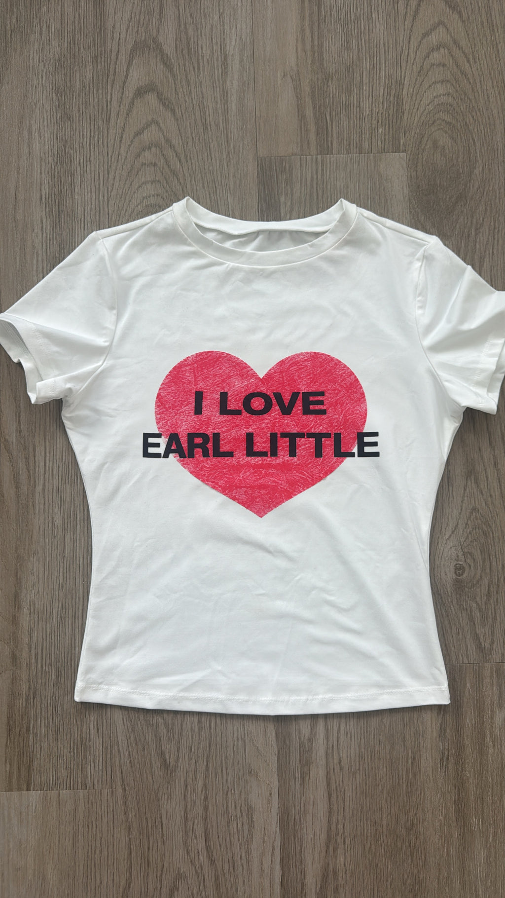I Heart Fitted Top