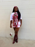 Football portrait airbrush shirt