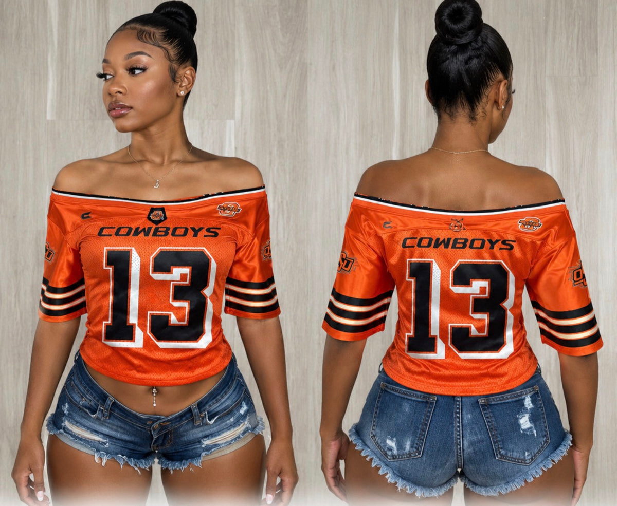 Off the shoulder jersey