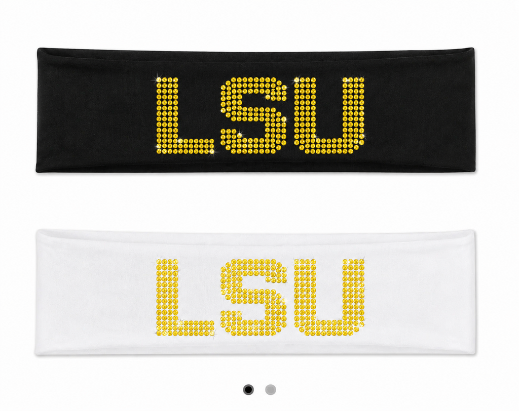 Rhinestone University Headband