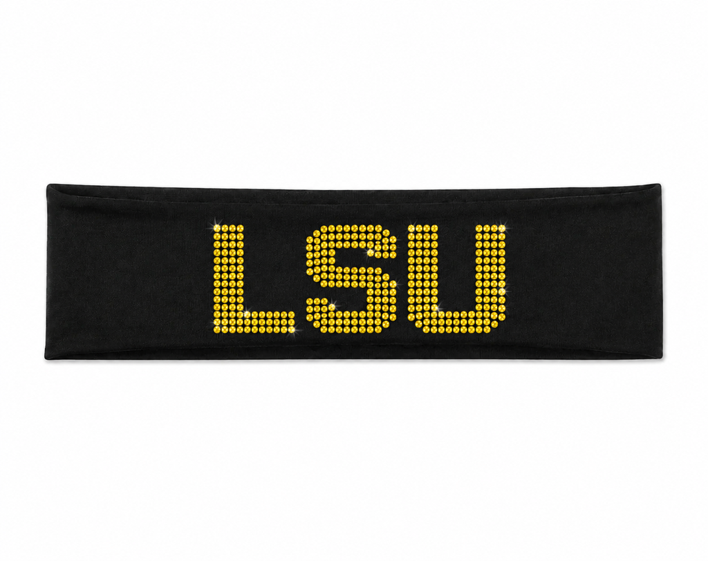 Rhinestone University Headband