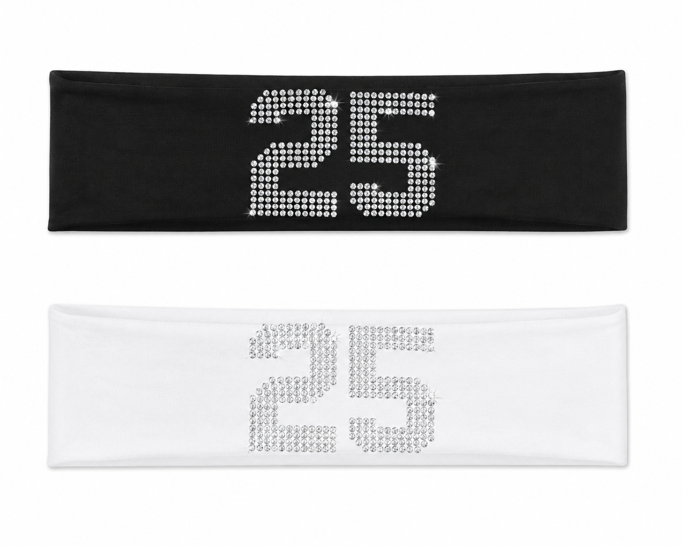 Rhinestone Number Headband